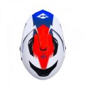 KENNY RACING 2025 KASK DUAL ADVENTURE MODEL EXTREME GRAPHIC PATRIOT KOLOR BIAŁY/NIEBIESKI/CZERWONY ROZMIAR XXL ( 63 - 64 CM )