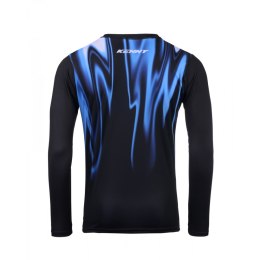 KENNY RACING 2025 KOSZULKA CROSS/ENDURO MODEL TRACK RAW SMOKE KOLOR CZARNY/NIEBIESKI/BIAŁY ROZMIAR XXL