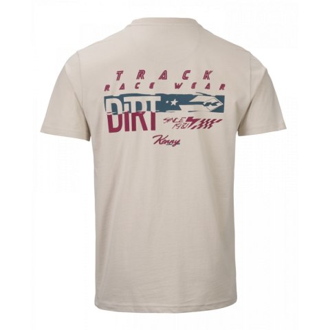 KENNY RACING 2025 KOSZULKA T-SHIRT MODEL DIRT ACRU KOLOR BEŻOWY ROZMIAR XXXL
