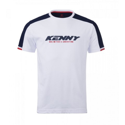 KENNY RACING 2025 KOSZULKA T-SHIRT MODEL DREAM KOLOR BIAŁY/NIEBIESKI ROZMIAR XXXL