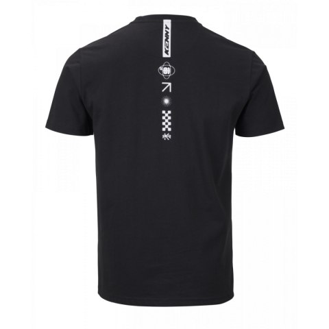 KENNY RACING 2025 KOSZULKA T-SHIRT MODEL META BLACK KOLOR CZARNY/BIAŁY ROZMIAR XXXL