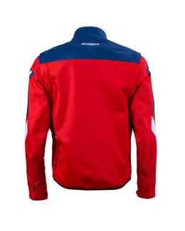 KENNY RACING 2025 KURTKA ADVENTURE/ENDURO MODEL SOFTSHELL RED KOLOR CZERWONY/NIEBIESKI/BIAŁY ROZMIAR XXXL