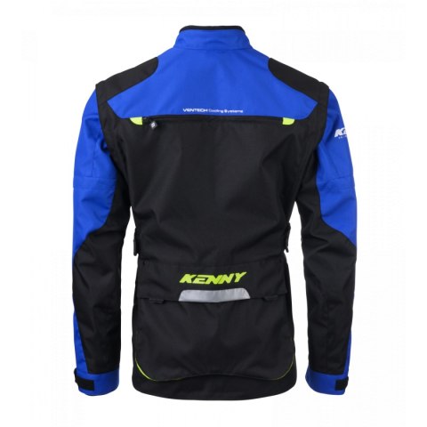 KENNY RACING 2025 KURTKA ADVENTURE/ENDURO MODEL TITANIUM NAVY/NEON YELLOW KOLOR NIEBIESKI/CZARNY ROZMIAR L