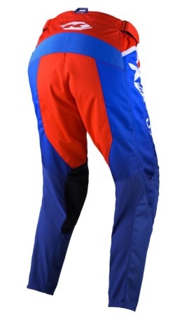 KENNY RACING 2025 SPODNIE CROSS/ENDURO MODEL TRACK FOCUS KID/JUNIOR PATRIOT KOLOR NIEBIESKI/CZERWONY/BIAŁY ROZMIAR 22