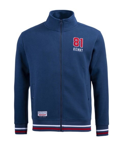 KENNY RACING BLUZA MODEL ACADEMY CARDIGAN KOLOR NIEBIESKI ROZMIAR L