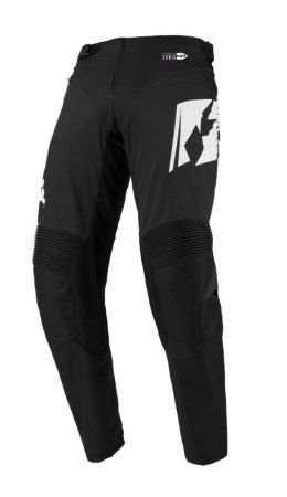 KENNY RACING 2025 SPODNIE CROSS/ENDURO MODEL PERFORMANCE SOLID BLACK KOLOR CZARNY/BIAŁY ROZMIAR 32