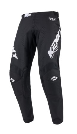 KENNY RACING 2025 SPODNIE CROSS/ENDURO MODEL TRACK RAW BLACK KOLOR CZARNY/BIAŁY ROZMIAR 40