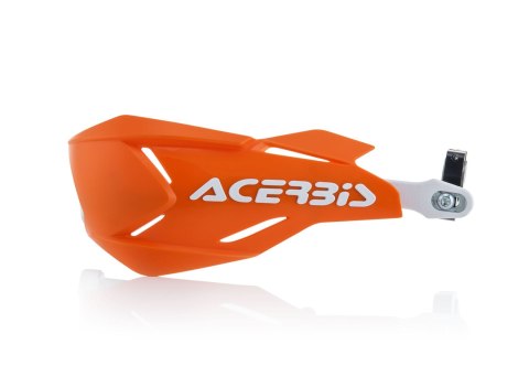 ACERBIS OSŁONY RĄK (HANDBARY) X-FACTORY Z RDZENIEM ALUMINIOWYM KOLOR POMARAŃCZOWO BIAŁY