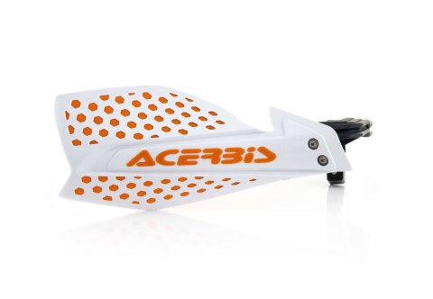 ACERBIS OSŁONY RĄK (HANDBARY / LISTKI) X-ULTIMATE KOLOR BIAŁO POMARAŃCZOWY