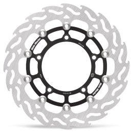 MOTO-MASTER TARCZA PŁYWAJĄCA PRZÓD FLAME (ALUMINIOWY ŚRODEK) PRAWA SUZUKI B-KING '07-13, DL 650 V-STROM '08-'19, GSF650/1250 '07