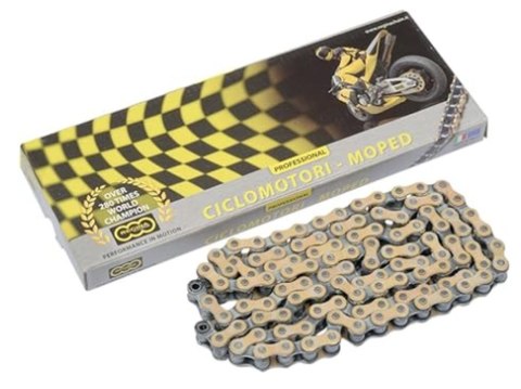 REGINA 2024/09 ŁAŃCUCH NAPĘDOWY 420OROY (130 OGNIW) STREET DO 110 CCM ZŁOTY (124OROY/01F) (BEZ ORINGÓW)