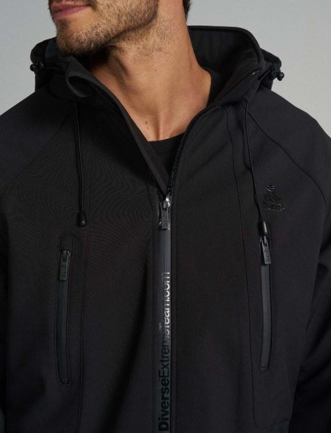 DIVERSE (2025) EXTREME TEAM KURTKA SOFTSHELL DKR SOREN KOLOR CZARNY ROZMIAR XL