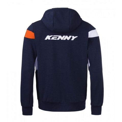 KENNY RACING BLUZA Z KAPTUREM MODEL RACING KOLOR NIEBIESKI/POMARAŃCZOWY/BIAŁY ROZMIAR M