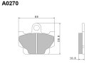 NISSIN 2024/10 KLOCKI HAMULCOWE KH81 PREMIUM SEMI-METALLIC (SPIEK METALICZNY) (ECE R90) (MADE IN JAPAN)