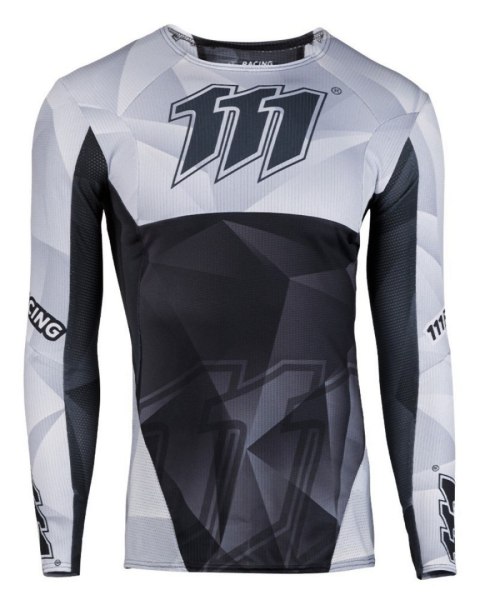 111 RACING WYPRZEDAŻ KOSZULKA MOTO 111.1 - RAZOR BLACK KOLOR CZARNY/SZARY ROZMIAR XXL