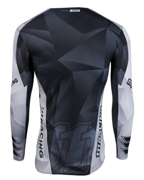 111 RACING WYPRZEDAŻ KOSZULKA MOTO 111.1 - RAZOR BLACK KOLOR CZARNY/SZARY ROZMIAR XXL