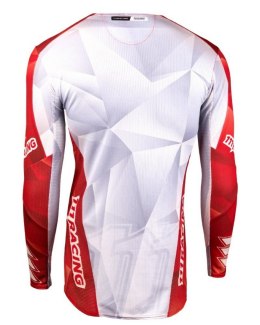 111 RACING WYPRZEDAŻ KOSZULKA MOTO 111.1 - SHARP RED KOLOR BIAŁY/CZERWONY ROZMIAR XXL