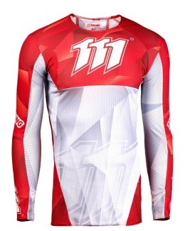 111 RACING WYPRZEDAŻ KOSZULKA MOTO 111.1 - SHARP RED KOLOR BIAŁY/CZERWONY ROZMIAR XXXL