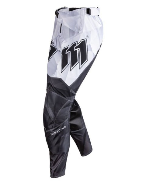 111 RACING WYPRZEDAŻ SPODNIE MOTO 111.1 - RAZOR BLACK KOLOR CZARNY/BIAŁY ROZMIAR 36
