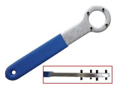 WRENCH HEAD NARZĘDZIA KLUCZ DO GÓRNYCH NAKRĘTEK AMORTYZATORÓW KTM 48MM WP (00-7827) (CZTERY BOLCE)