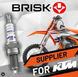 BRISK RACING ŚWIECA ZAPŁONOWA AR10C-OE KTM 50 SX '24 -, KTM 50 SX FACTORY EDITION '24, HUSQVARNA TC 50 '24-, GASGAS MC 50 '24-, 