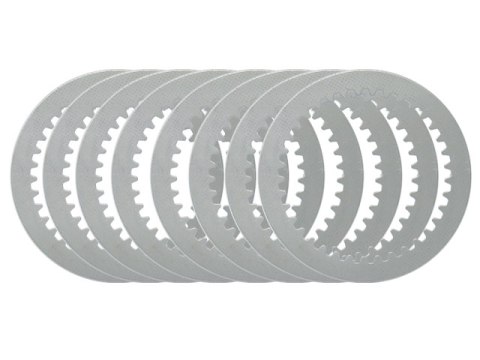 BRONCO PRZEKŁADKI TARCZ SPRZĘGŁOWYCH SUZUKI DRZ400 00-12, LTZ400 03-04 (139,9X105,2X1,6X37T)-7X (7 SZT.) (PS071A)