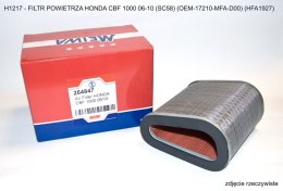 MIW (MEIWA) FILTR POWIETRZA HONDA CBF 1000 06-10 (SC58) (OEM-17210-MFA-D00) (HFA1927) (50)