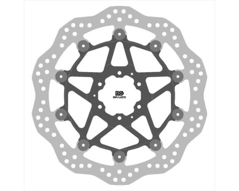 NG TARCZA HAMULCOWA PRZÓD HONDA XL 750 TRANSALP '23, (310X62X4,5MM) (6X6,25MM) WAVE (ŚRODEK ALUMINIOWY)