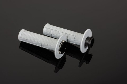 RENTHAL MANETKI MX ORIGINAL LOCK-ON SOFT (HALF WAFFLE) KOLOR JASNY SZARY