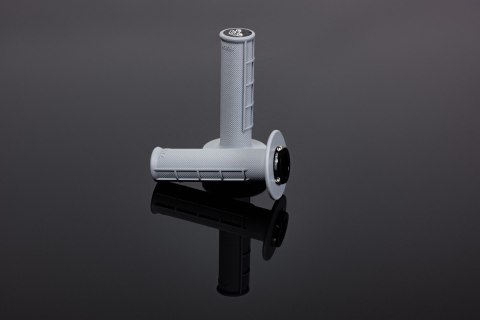 RENTHAL MANETKI MX ORIGINAL LOCK-ON SOFT (HALF WAFFLE) KOLOR JASNY SZARY