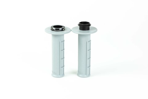 RENTHAL MANETKI MX ORIGINAL LOCK-ON SOFT (HALF WAFFLE) KOLOR JASNY SZARY