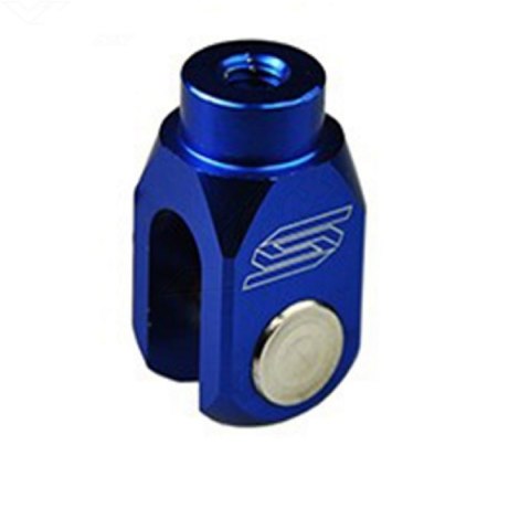 SCAR RACING KOŃCÓWKA OŚKI POMPY HAMULCOWEJ TYŁ YAMAHA YZ 65 '18-'25, YZ 85 '94-'25, YFZ 450R '09-'25 KOLOR NIEBIESKI