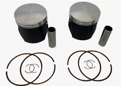 WOSSNER KOMPLET TŁOKÓW POLARIS 700 CFI, DRAGON , RMK '07-'10 (80,87MM PISTON) (BORE 81,00MM) SWORZEŃ 20MM (SKUTER ŚNIEŻNY)