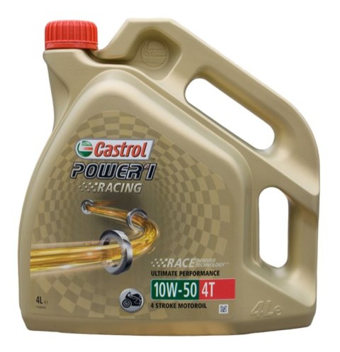 CASTROL POWER 1 RACING 4T 10W50 4L 100% SYNTETYK (15048E)