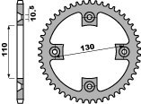 PBR ZĘBATKA TYLNA 4303 38 C45 HONDA TRX 400/450 (JTR1350.38) (ŁAŃC. 520)