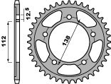 PBR ZĘBATKA TYLNA 4357 41 C45 HONDA CBF 500 04-08, VT 750C 97-09 (JTR1304.41) (ŁAŃC. 525)