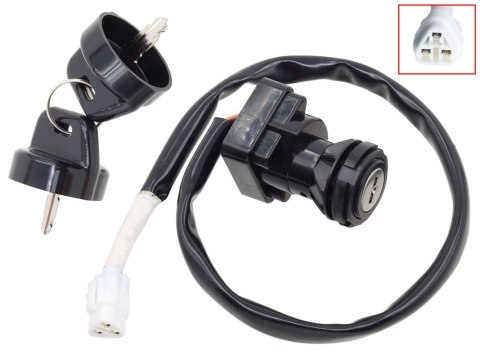 BRONCO 2024/10 STACYJKA ARCTIC CAT DVX 400 '06-'08, KAWASAKI KFX 400 '06-'08 (OEM: 3509-009; 27005-S012; 27005-S020)