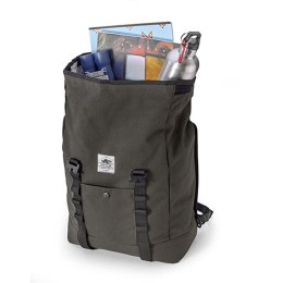 KAPPA 2025/01 TORBA BOCZNA / SAKWA ( PLECAK ) 17L (CAFE RACER RAMBLER) (WYS. 40 X SZER. 28 X GŁ. 15CM) KOLOR OLIWKOWY CIEMNY