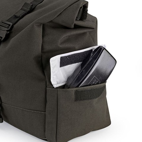 KAPPA 2025/01 TORBA NA SIEDZENIE, BAGAŻNIK LUB RAMIĘ 26L (CAFE RACER RAMBLER) (WYS. 29 X SZER. 48 X GŁ. 19CM) KOLOR OLIWKOWY CIE