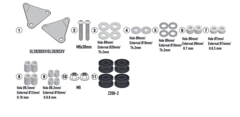 KAPPA MOCOWANIE SZYBY 6126DTK KYMCO DOWNTOWN 350 GT '24-,