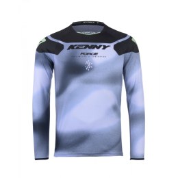 KENNY RACING KOSZULKA CROSS/ENDURO MODEL FORCE FOG NEON GREEN KOLOR CZARNY/SZARY ROZMIAR XXXL