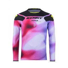 KENNY RACING KOSZULKA CROSS/ENDURO MODEL FORCE FOG NEON YELLOW KOLOR RÓŻOWY/BIAŁY/CZARNY ROZMIAR XXXL