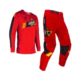 LEATT ZESTAW (KOMPLET) KOSZULKA + SPODNIE MOTO RIDE KIT 3.5 RED KOLOR CZERWONY/CZARNY ROZMIAR M