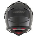 NOX KASK OFFROAD / TRAIL DUOSPORT (DUAL) N312 SOLID Z SZYBKĄ I BLENDĄ KOLOR CZARNY POŁYSK ROZMIAR L