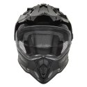 NOX KASK OFFROAD / TRAIL DUOSPORT (DUAL) N312 SOLID Z SZYBKĄ I BLENDĄ KOLOR CZARNY POŁYSK ROZMIAR M
