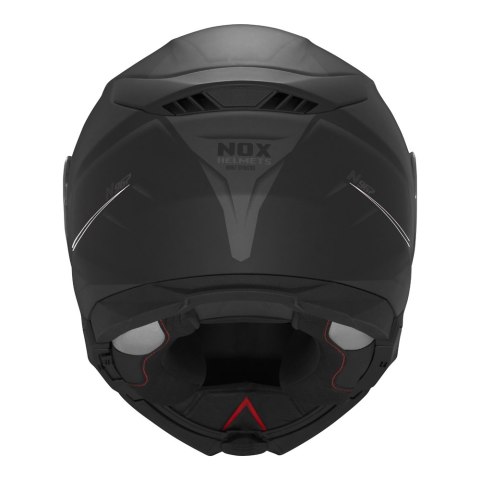 NOX KASK SZCZĘKOWY (FLIP-UP) Z BLENDĄ N967 SYNCHRO KOLOR CZARNY/BIAŁY/SZARY MAT ROZMIAR XL
