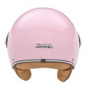 NOX PREMIUM KASK OTWARTY JET IDOL SOLID KOLOR RÓŻOWY PASTEL POŁYSK ROZMIAR M