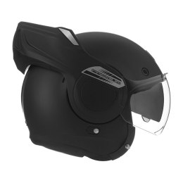 NOX PREMIUM KASK SZCZĘKOWY (SZCZĘKA DO TYŁU) Z BLENDĄ STRATOS KOLOR CZARNY MAT ROZMIAR XXL