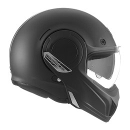 NOX PREMIUM KASK SZCZĘKOWY (SZCZĘKA DO TYŁU) Z BLENDĄ STRATOS KOLOR CZARNY MAT ROZMIAR S