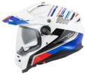SCORPION KASK DUAL ENDURO / ADVENTURE ADF-9000 AIR DESERT WHITE/BLUE/RED KOLOR BIAŁY/NIEBIESKI/CZERWONY ROZMIAR M